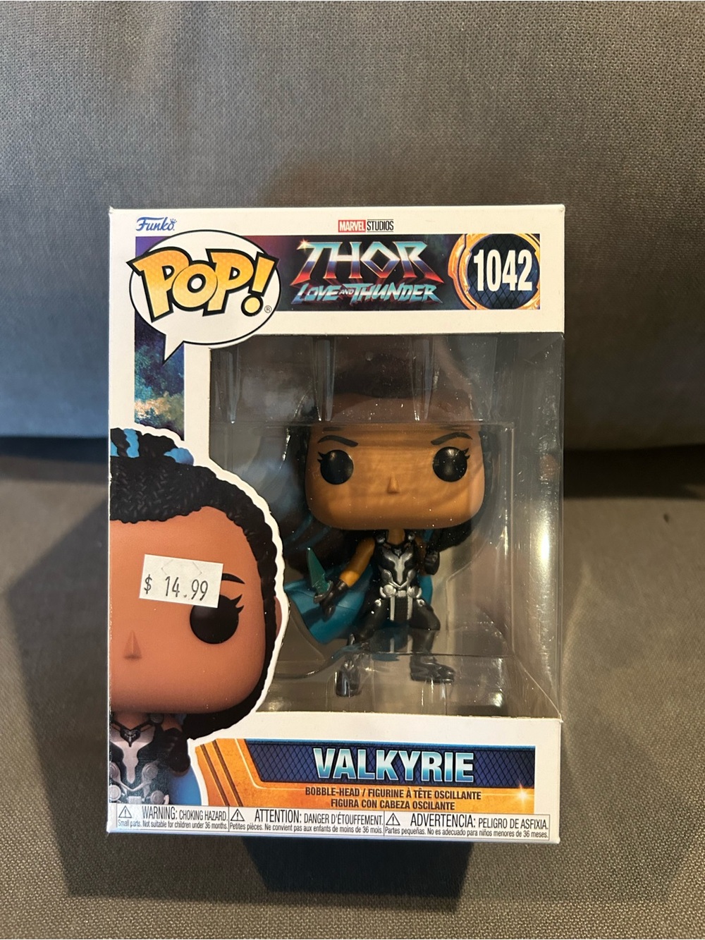 Marvel Valkyrie Funko POP! Figure - Black, Silver, Teal
